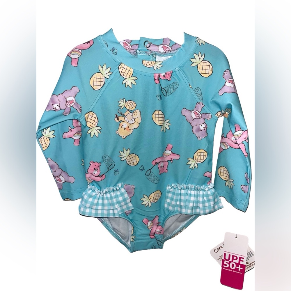 Care Bears Rashguard Swimwear with Full-Length Sleeves